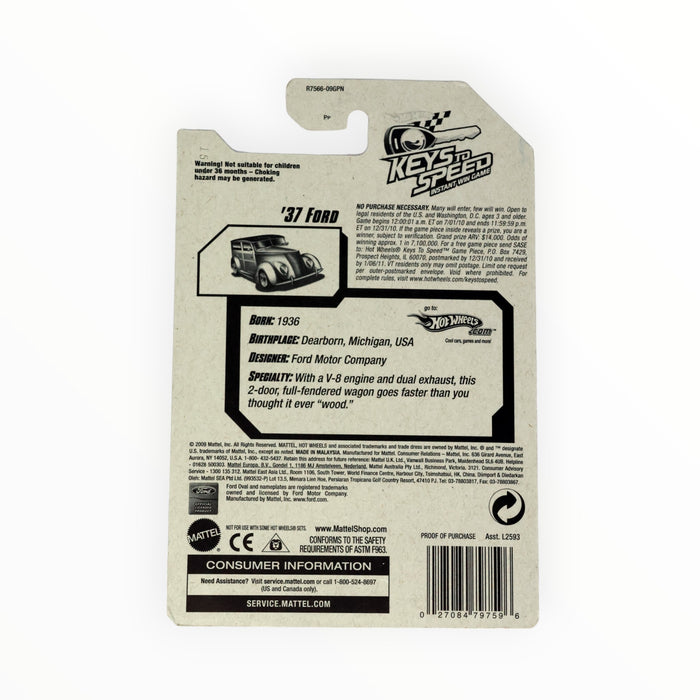 Hot Wheels '37 Ford (Woodie) - Mainline (2010) 141/240