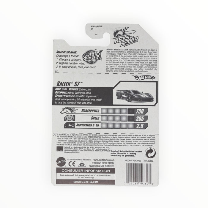 Hot Wheels Saleen S7 - Mainline (2010) 172/240