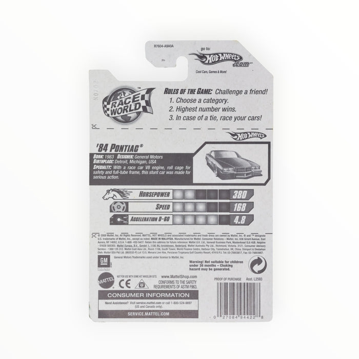 Hot Wheels '84 Pontiac - Mainline (2010) 175/240