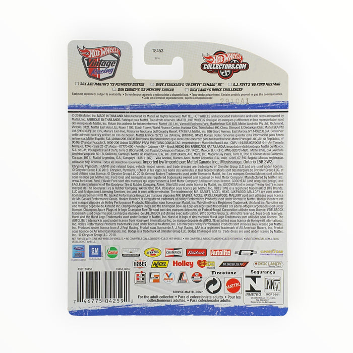 Hot Wheels A.J. Foyt's '65 Ford Mustang - Vintage Racing (2011) 5/30