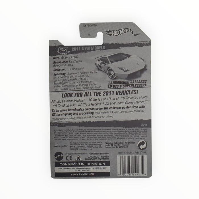 Hot Wheels Lamborghini Gallardo LP 570-4 Superleggera - Mainline (2011) 9/244