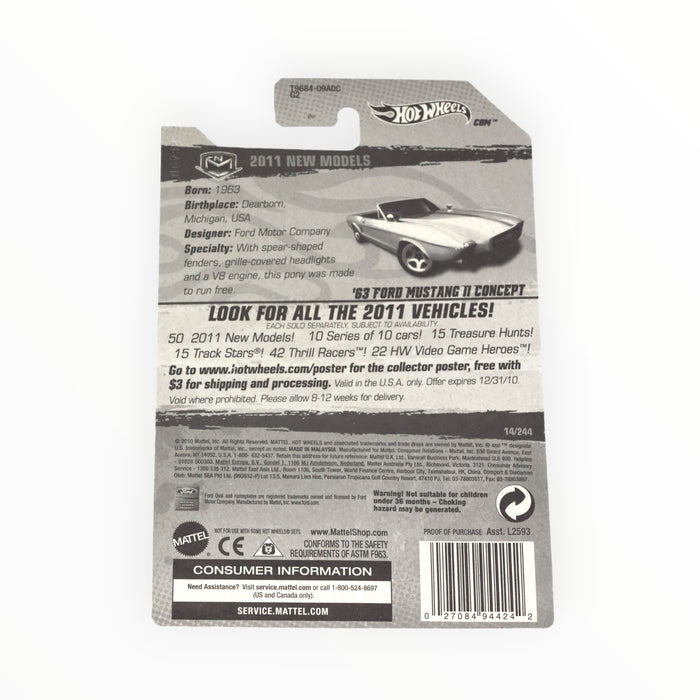 Hot Wheels '63 Mustang II Concept - Mainline (2011) 14/244