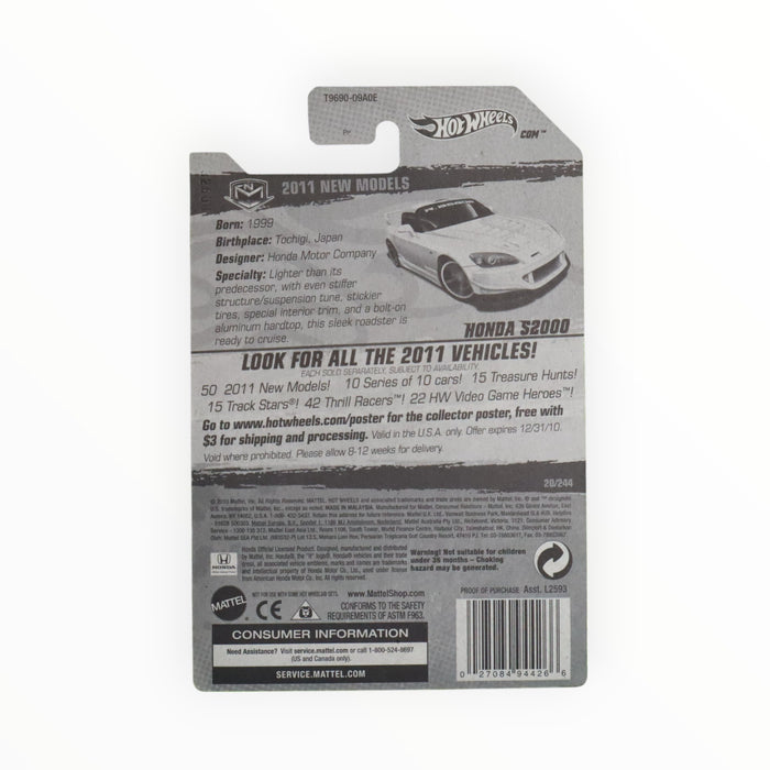 Hot Wheels Honda S2000 - Mainline (2011) 20/244