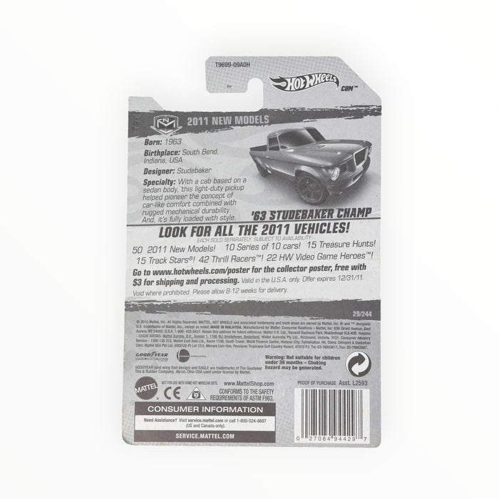 Hot Wheels '63 Studebaker Champ - Mainline (2011) 29/244