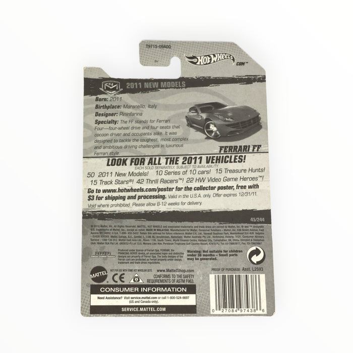 Hot Wheels Ferrari FF - Mainline (2011) 45/244
