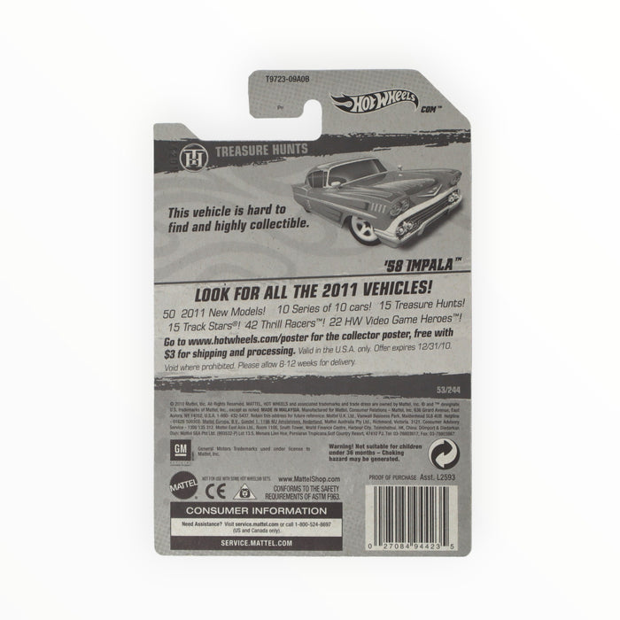Hot Wheels '58 Impala (Treasure Hunt) 2011 - 53/244