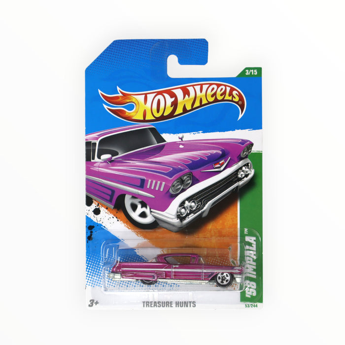 Hot Wheels '58 Impala (Treasure Hunt) Mainline (2011) 53/244