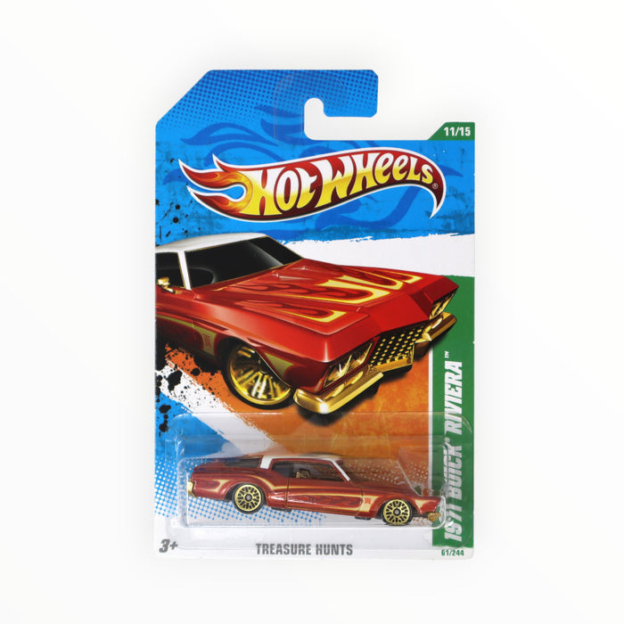 Hot Wheels '71 Buick Riviera (Treasure Hunt) Mainline (2011) 61/244