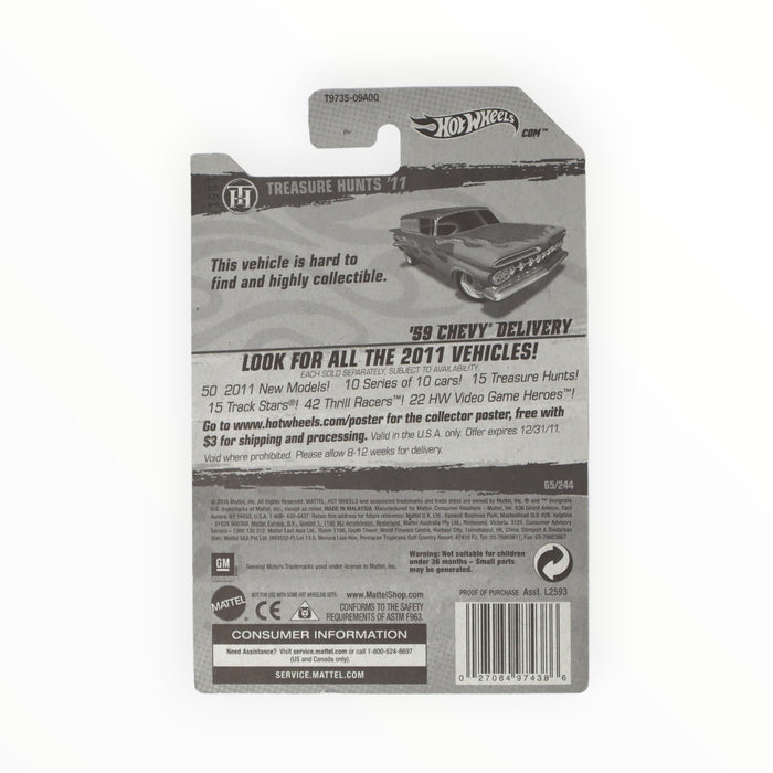 Hot Wheels '59 Chevy Delivery (Treasure Hunt) 2011 - 65/244