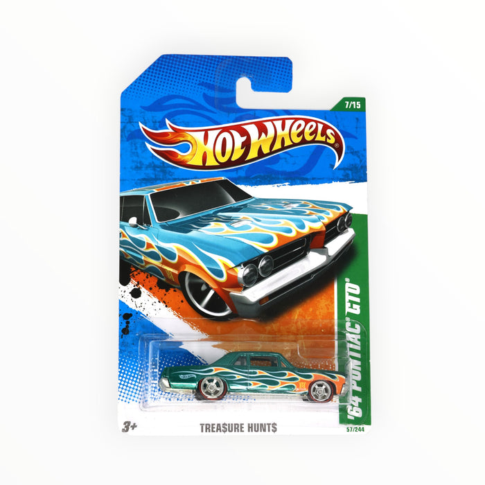 Hot Wheels '64 Pontiac GTO (Super Treasure Hunt) Mainline (2011) 57/244