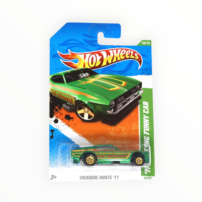 Hot Wheels '71 Mustang Funny Car (Super Treasure Hunt) Mainline (2011) 60/244