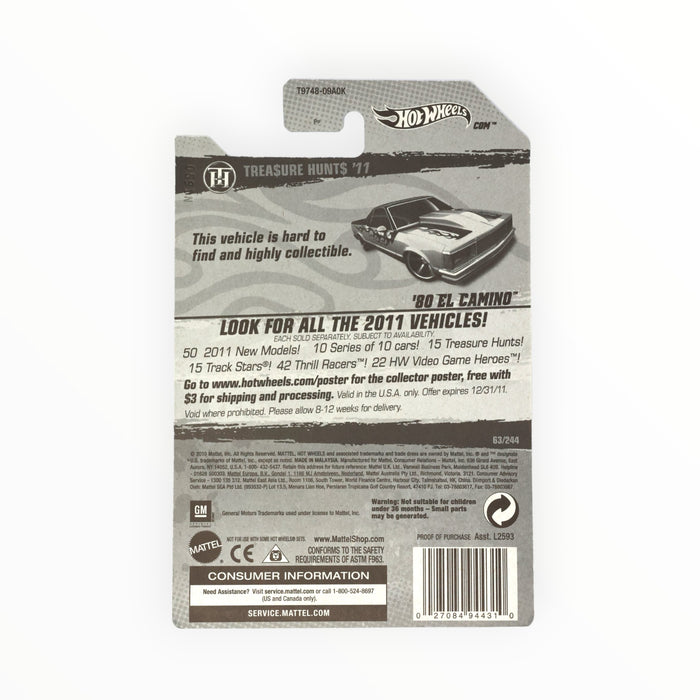 Hot Wheels '80 El Camino (Super Treasure Hunt) 2011 - 63/244