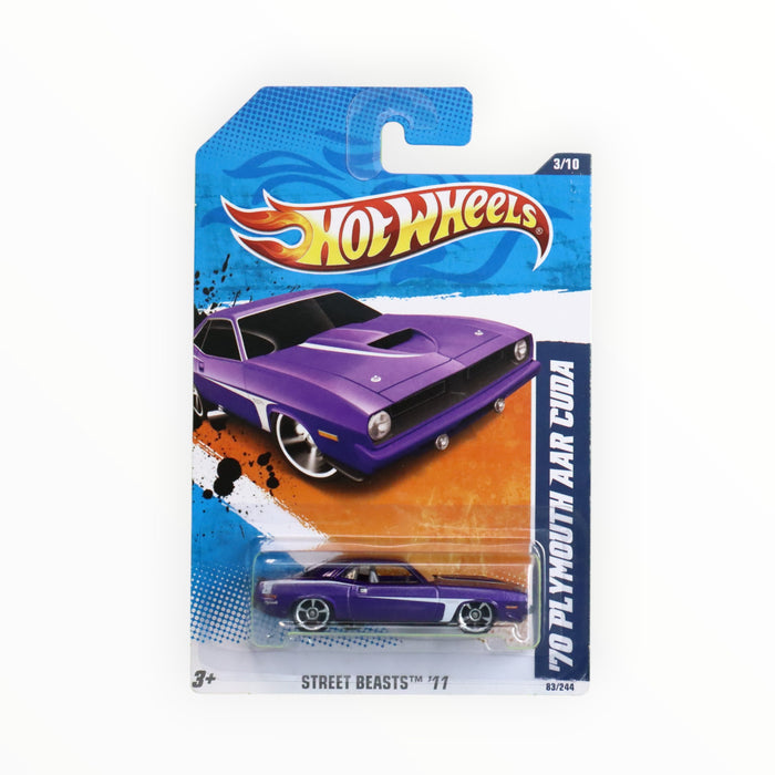 Hot Wheels '70 Plymouth AAR Cuda - Mainline (2011) 83/244