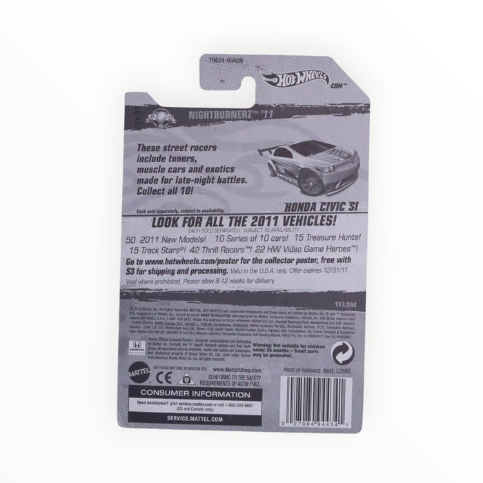 Hot Wheels Honda Civic Si - Mainline (2011) 117/244