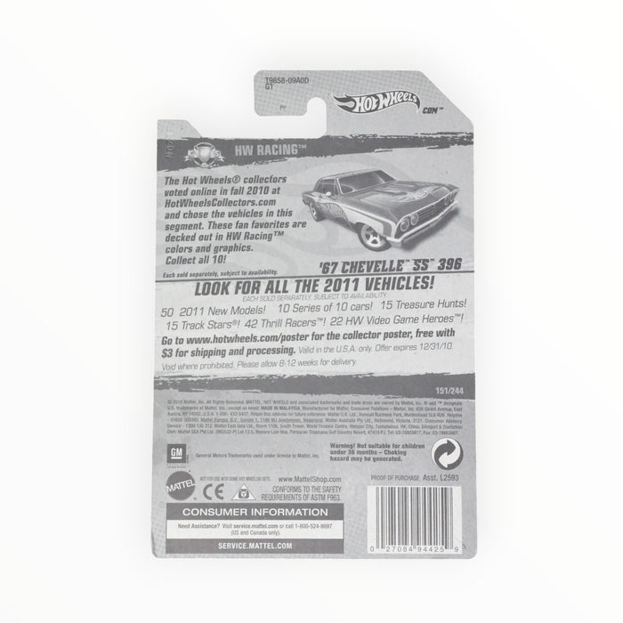 Hot Wheels '67 Chevelle SS 396 - Mainline (2011) 151/244