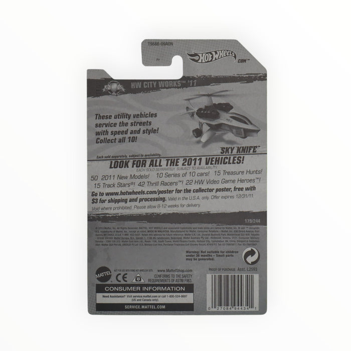 Hot Wheels Sky Knife - Mainline (2011) 179/244