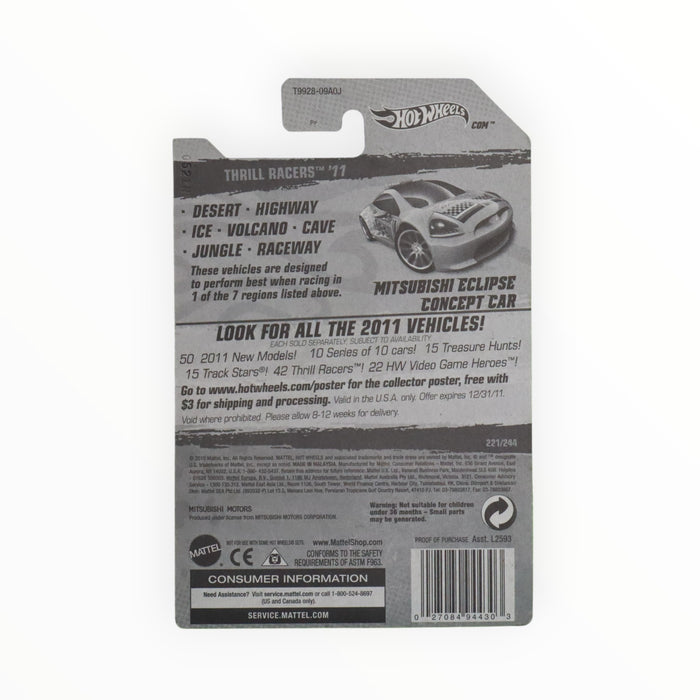 Hot Wheels Mitsubishi Eclipse Concept Car - Mainline (2011) 221/244
