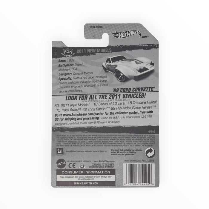 Hot Wheels '69 COPO Corvette - Mainline (2011) 4/244