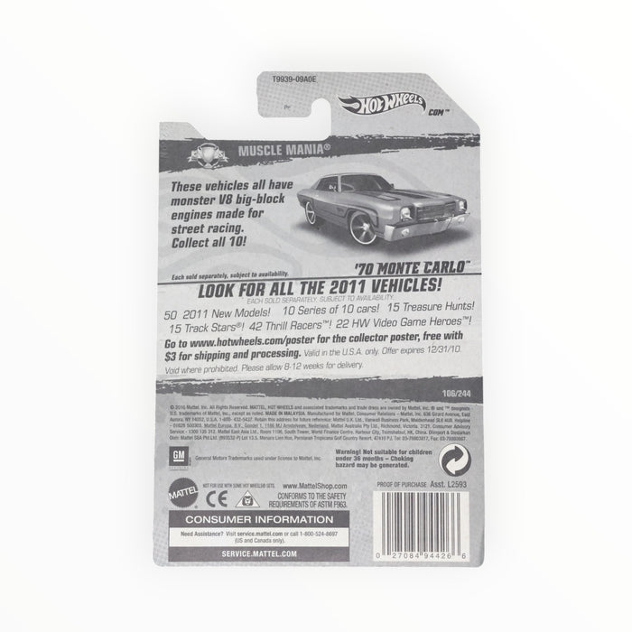 Hot Wheels '70 Monte Carlo - Mainline (2011) 106/244