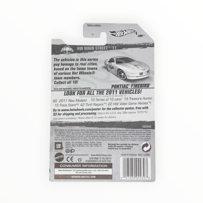 Hot Wheels Pontiac Firebird - Mainline (2011) 163/244