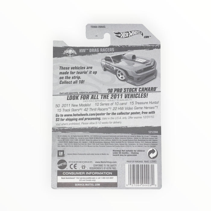 Hot Wheels '10 Pro Stock Camaro - Mainline (2011) 121/244