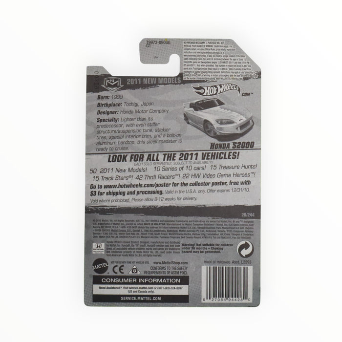 Hot Wheels Honda S2000 - Mainline (2011) 20/244