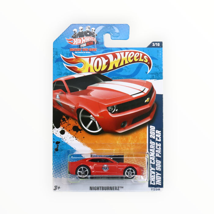 Hot Wheels Chevy Camaro 2010 Indy 500 Pace Car - Mainline (2011) 113/244