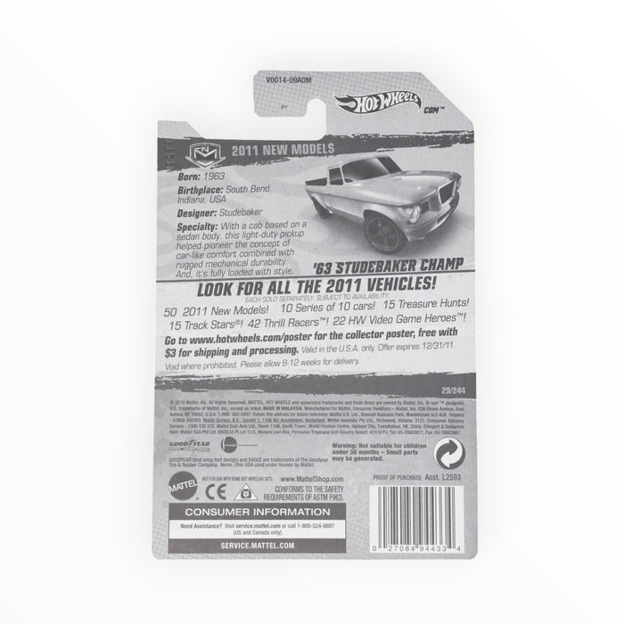 Hot Wheels '63 Studebaker Champ - Mainline (2011) 29/244