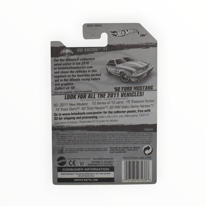 Hot Wheels '92 Ford Mustang - Mainline (2011) 159/244