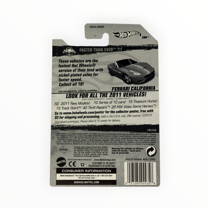 Hot Wheels Ferrari California - Mainline (2011) 145/244