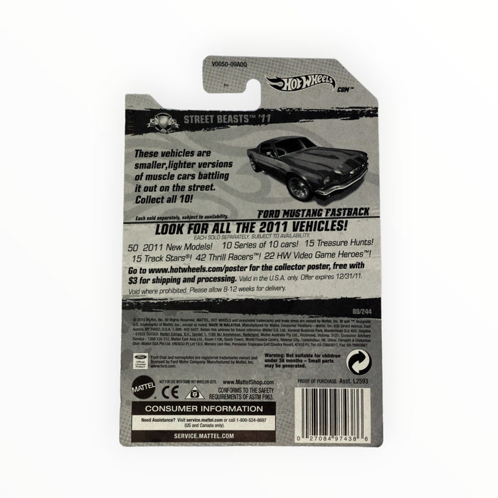 Hot Wheels Ford Mustang Fastback - Mainline (2011) 89/244