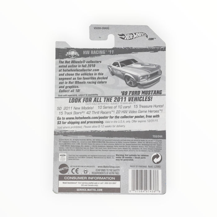 Hot Wheels '69 Ford Mustang - Mainline (2011) 155/244