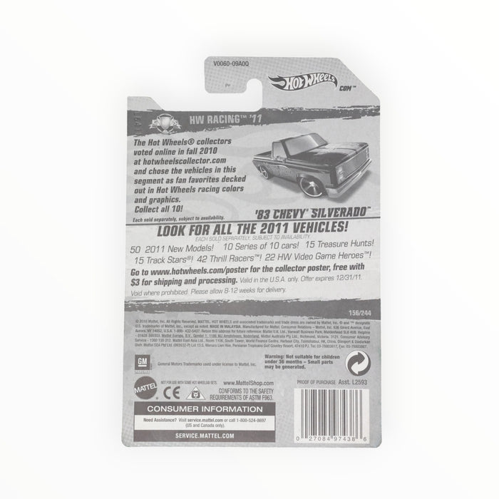 Hot Wheels '83 Chevy Silverado - Mainline (2011) 156/244