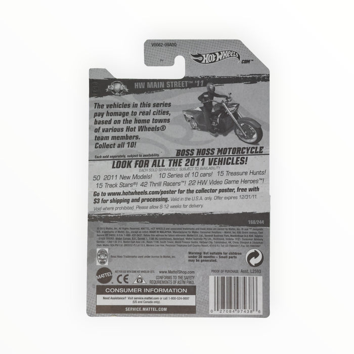 Hot Wheels Boss Hoss Motorcycle - Mainline (2011) 168/244