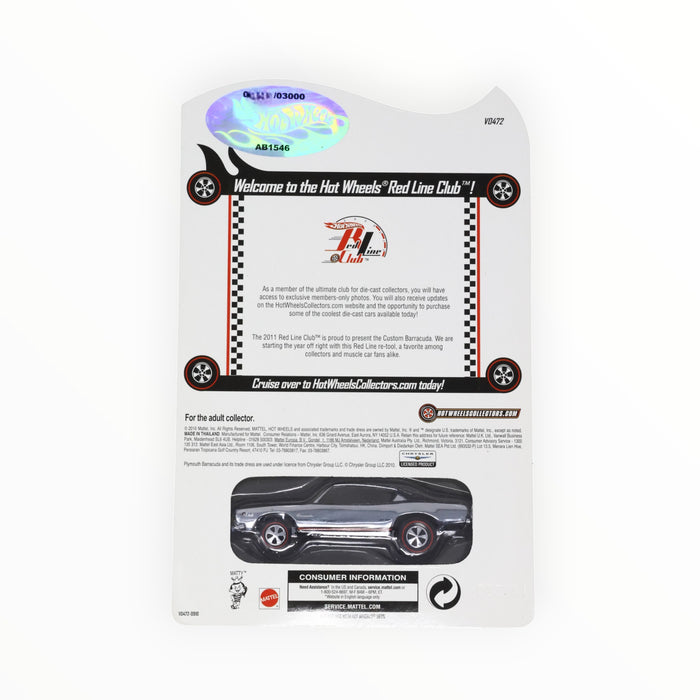 Hot Wheels Custom Barracuda - RLC (2011)