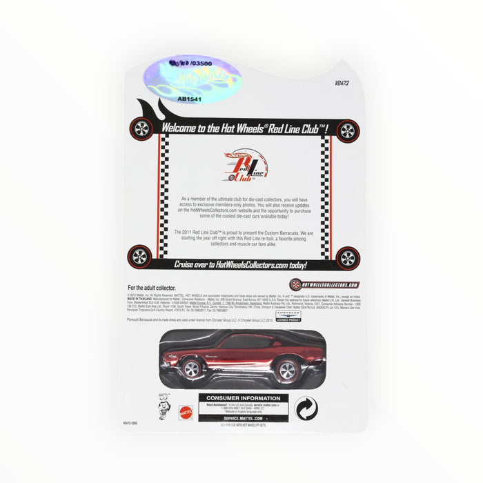 Hot Wheels Custom Barracuda - RLC (2011)