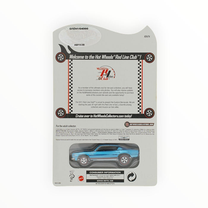 Hot Wheels Custom Barracuda - RLC (2011)