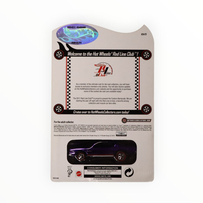 Hot Wheels Custom Barracuda - RLC (2011)