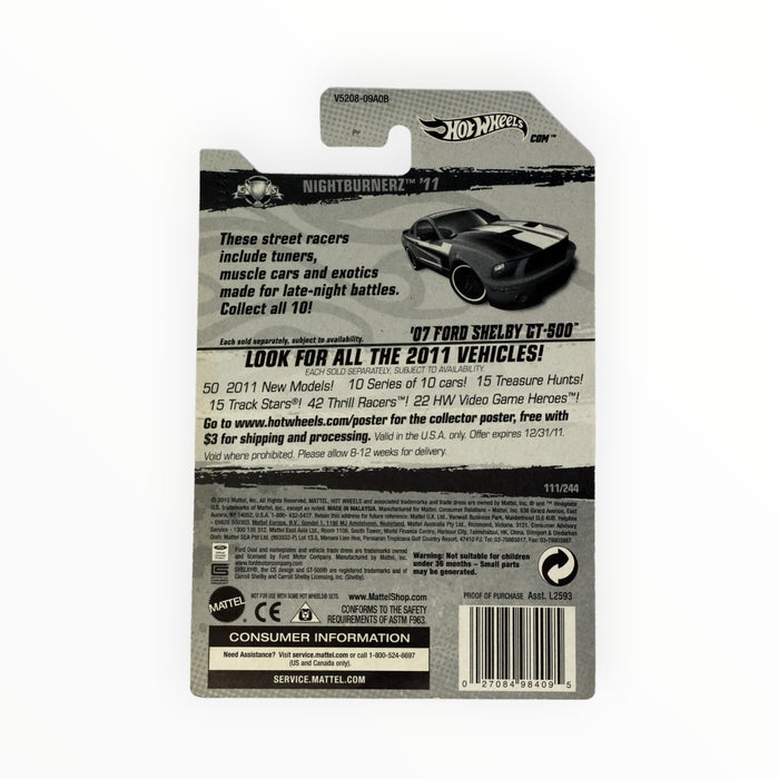 Hot Wheels '07 Ford Shelby GT-500 - Mainline (2011) 111/244