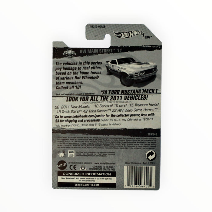 Hot Wheels '70 Ford Mustang Mach 1 - Mainline (2011) 169/244
