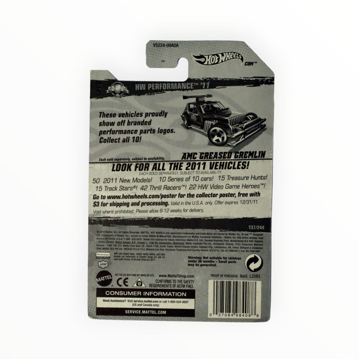 Hot Wheels AMC Greased Gremlin - Mainline (2011) 137/244
