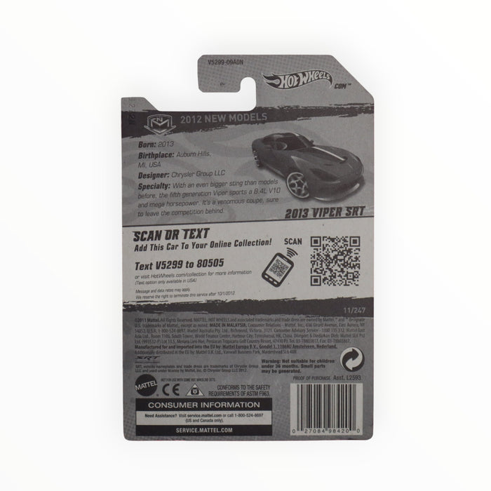 Hot Wheels 2013 Viper SRT - Mainline (2012) 11/247