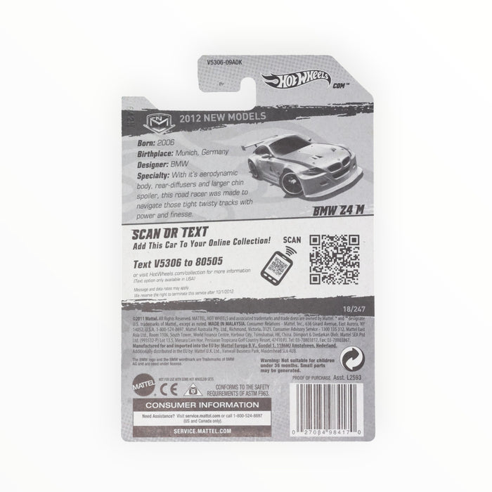 Hot Wheels BMW Z4 M - Mainline (2012) 18/247