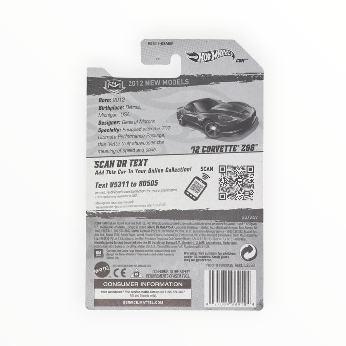 Hot Wheels '12 Corvette Z06 - Mainline (2012) 23/247