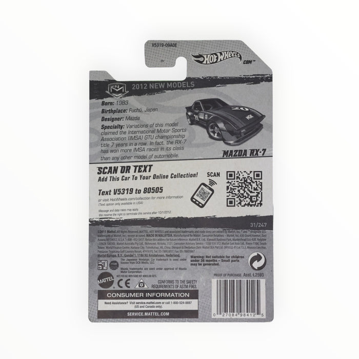 Hot Wheels Mazda RX-7 - Mainline (2012) 31/247