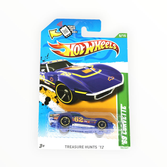 Hot Wheels '69 Corvette (Treasure Hunt) Mainline (2012) 55/247