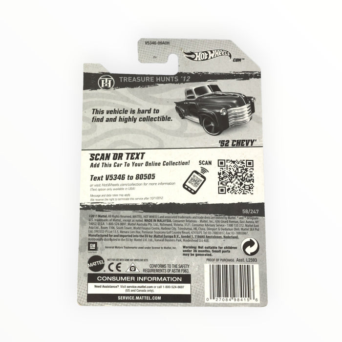 Hot Wheels '52 Chevy (Treasure Hunt) 2012 - 58/247