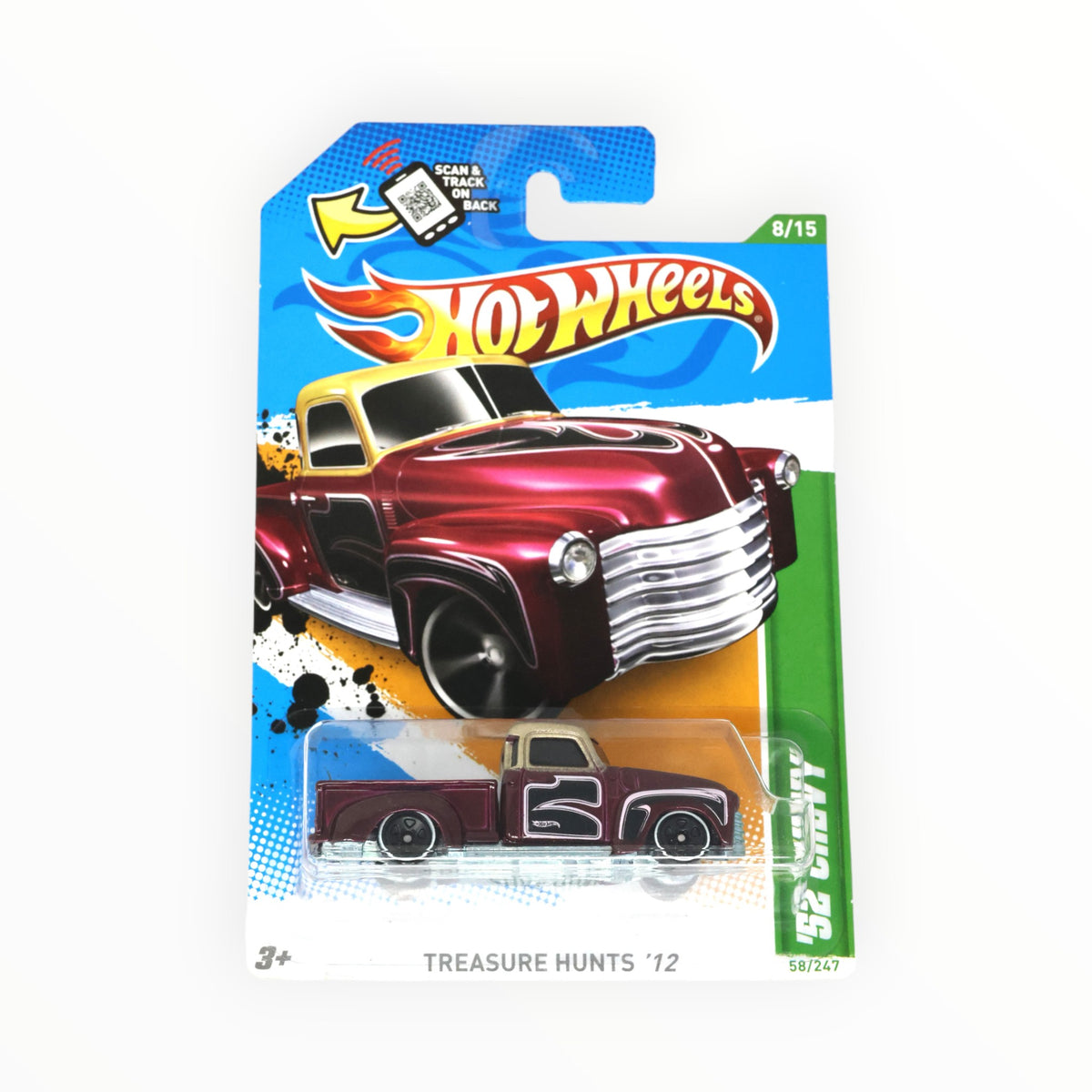 Hot Wheels '52 Chevy (Treasure Hunt) 2012 - 58/247 — 99Diecast