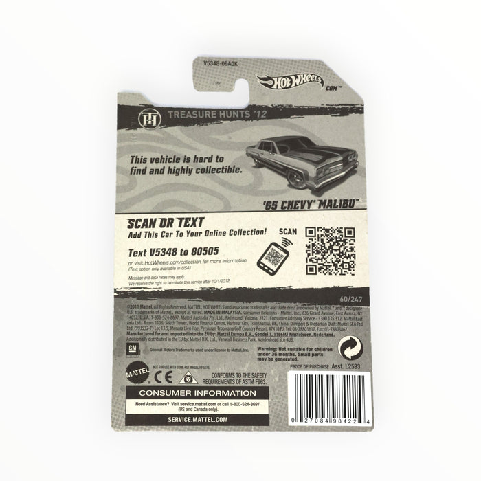 Hot Wheels '65 Chevy Malibu (Treasure Hunt) 2012 - 60/247