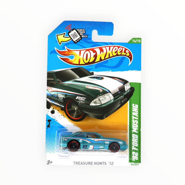 Hot Wheels '92 Ford Mustang (Treasure Hunt) Mainline (2012) 64/247